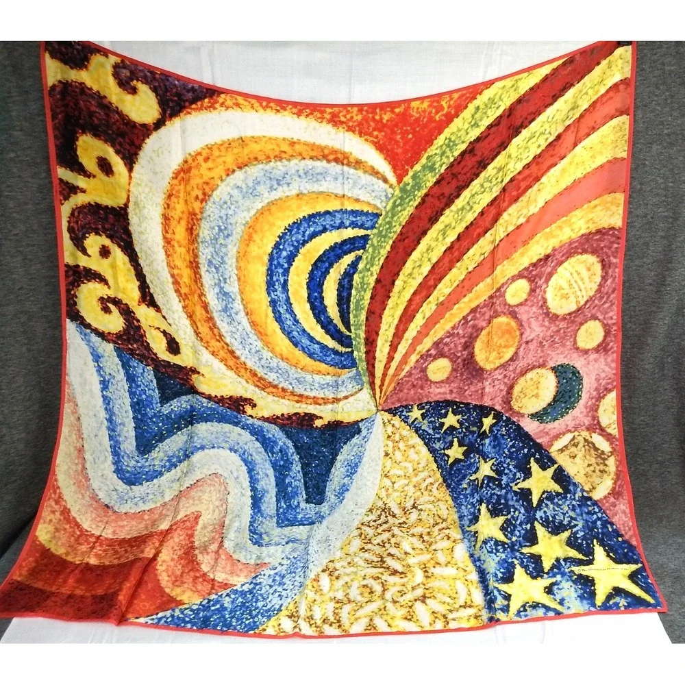 The Metropolitan Museum Of Art 100% Silk Scarf Signac Feneon Kaleidoscope Japan